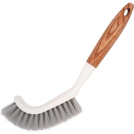 Crevice Cleaning Brush, Hard Bristle Grout Brush Gap Cleaner Tool for Tight Groove Spaces, Kitchen, Bathroom, Sliding Shower Door, Faucets Corners, Tiles, Sink and Windows Track - Colour: Black