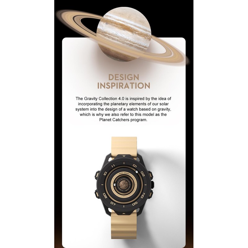 Magnetic Watches for Men, Unique No Hand Design with Gliding
