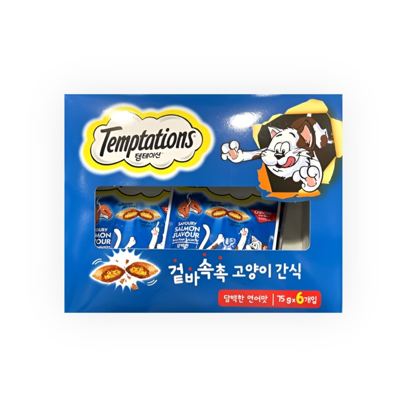 Temptation Cat 75g 6 pack salmon chicken / 템테이션 고양이