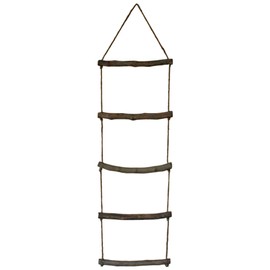 Rope Ladder Towel Rail, 5 Rungs.