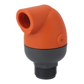 WOHPNLE Irrigation Air Relief Valve, Automatic Air and Vacuum Relief Valve Exhaust Valve Plastic Inlet Outlet Vent Valve for Agricultural Irrigation(1/2in)