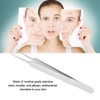 Blackhead Tweezers, Professional Curved Stainless Steel Precision Tweezers Whiteheads Remover