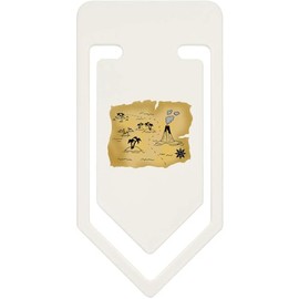 91mm 'Treasure Map' Large Plastic Paper Clip (CC00093762)