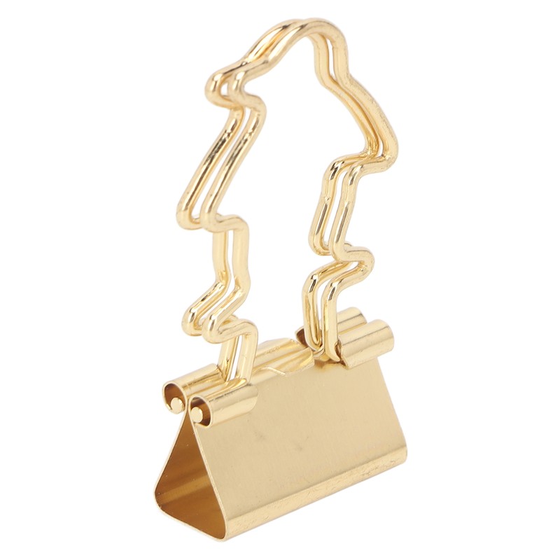 100Pcs Binder Clips Hollow Penguin Shape Sturdy Metal Small Binder