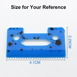 Professional Adjustable Stagger Tooth Replacement Blade #2161, Compatible with Wahl Full Size Hair Clippers, Standard 5 Star Cable, Cordless Series Magic Clip 8148, Blue