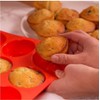 Silicone Mini Muffin Pan, Qtopun 4 Pack 24 Cups Silicone