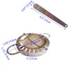 LoveDeal 6 Inch Large Dumpling Maker, Stainless Steel Empanda Press,