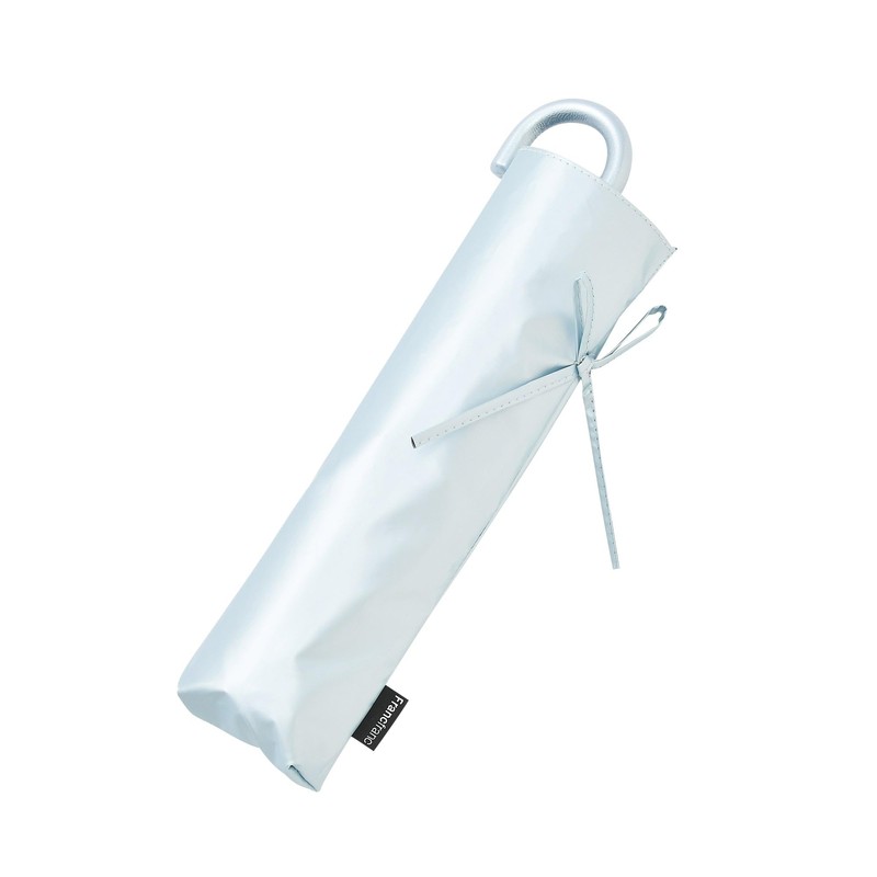 Francfranc Flanc Blackout Ribbon Folding Umbrella, 19.7 inches (50 cm)
