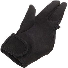 Baluue Heat Resistant 3-Finger Glove Set for Hairdressing Insulative Finger Mitts for Salon Use and Kitchen Cooking Suitable for Left and Right Hands Black