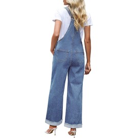 Vetinee Baggy Overalls Women Overalls Denim Jumpsuit Overalls For Women Baggy Jumpsuits For Women Lapis Air Size Medium Size 8 Size 10