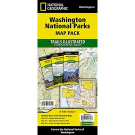 Washington National Parks [Map Pack Bundle] (National Geographic Trails Illustrated Map)