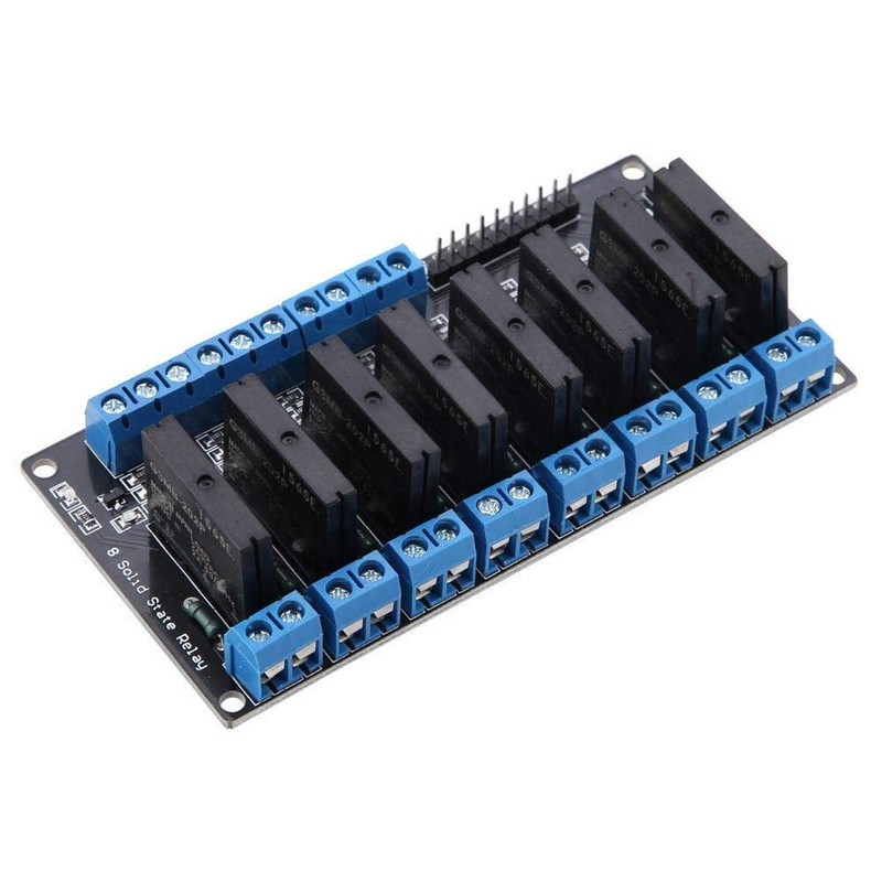 KSTE 5V 8-Channel Solid State Relay Module with Fuse High