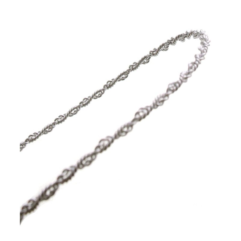 KOBE VINGTAINE HK-265-S Metal Rope Chain Headband, Twist Hair Accessory,