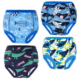 MOEMOE BABY Training Underwear Absorbent Cotton Potty Training Pants for Boys and Girls 3T