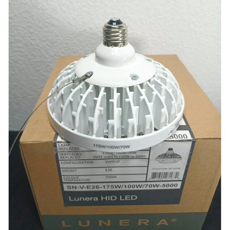 Lunera NEW Lunera E26 HID LED, MH Replacement / Retrofit