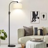 Nintiue Dimmable Floor Lamp, 1200 Lumens LED Edison Bulb Included,