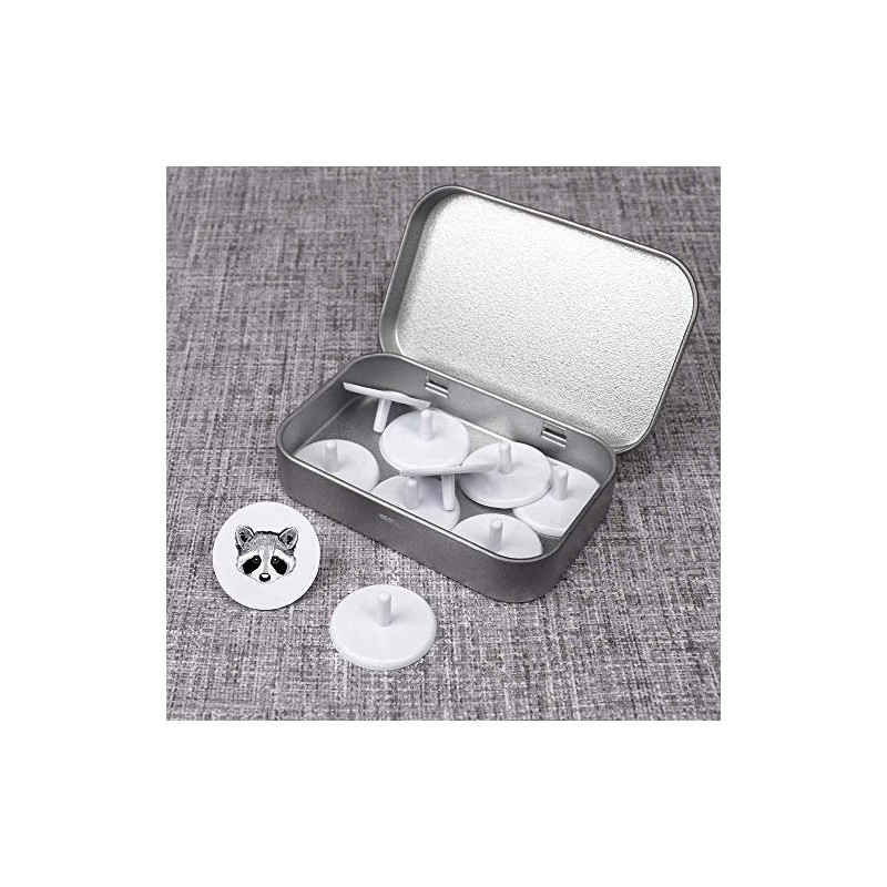 Azeeda 'Racoon Head' Golf Markers Gift Set (GO00029218)