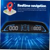 CAXUSD Digital Speedometer Car Display with Real Navigation Mileage Tracking