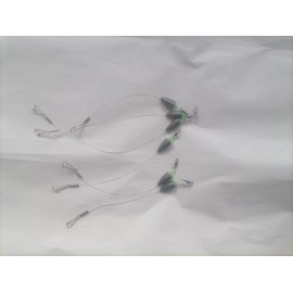 10pcs Quick Change Rigged Carolina rigs Bullet Lead rigs (10g-10pcs)