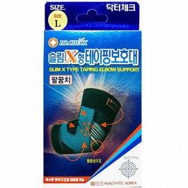 Doctor Check Slim X-Type Taping Elbow Protector (1P for both left and right) L-Large (630468)