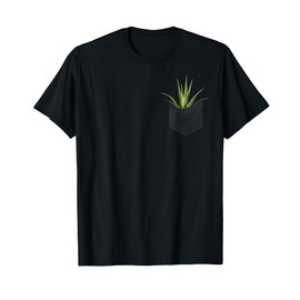 Aloe vera plant in pocket on chest T-Shirt