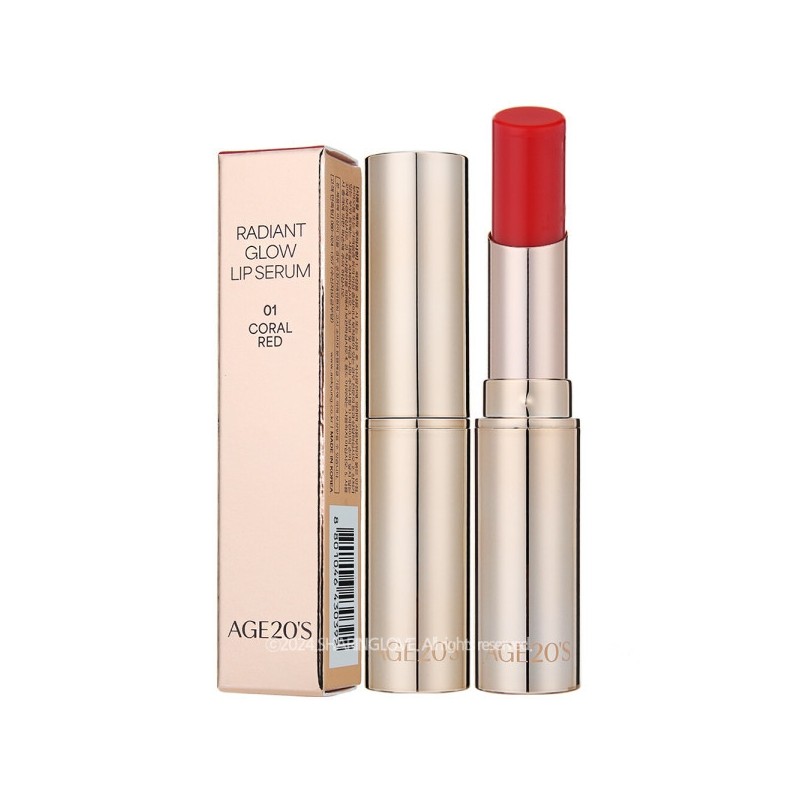Age 20's Radiant Glow Lip Serum 01 Coral Red /