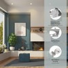 ledscom.de RIR Ceiling Mounting Frame Square Matte Stainless Steel Pack