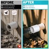 PVC Vent Cap, Termination Cap with Stainless Steel Screen for