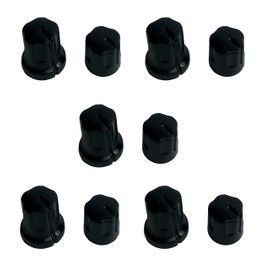 5 x Volume Control knob and Channel Selector Knob for Motorola GP300 GP88 Two-Way Radio Replacement Button Cap