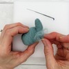Bergin & Bath Needle Felting Kit, Whales. Make a Pair