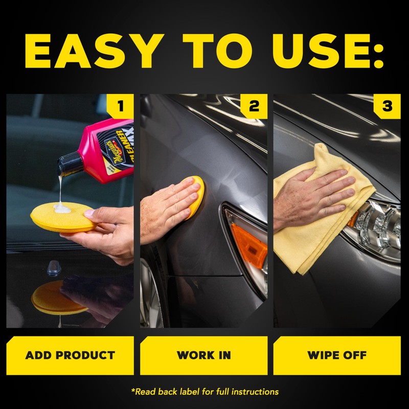 Meguiar's Cleaner Wax - Liquid Car Wax, Cleans, Polishes and