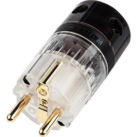 Wattgate 360 evo Clear European Schuko Style AC Power Connector