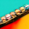 Set of 6 Cute animal 3D decorative magnets, Cow Fridge