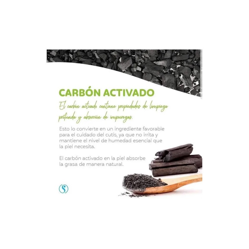 Kit Carbón Activado, Mascarilla Y Jabón Facial, Sheló Nabel.