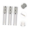 Healeved 5pcs Rhinestone Lip Gloss Holders Elegant Empty Lipstick Bottles