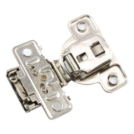Salice 106 Degree Silentia E-Centhree 1/2" Overlay Screw On Soft Close Cabinet Hinge with 3 Cam Adjustment CUP37D9R (5 Pack)