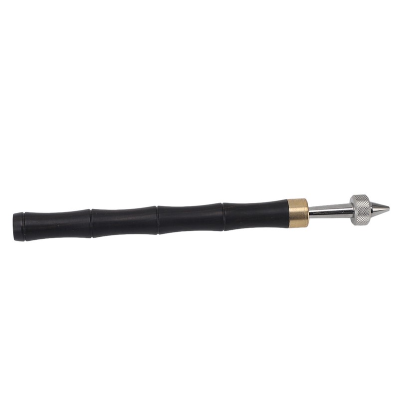Pin Vise Hand Drill Wooden Handle Comfortable Grip Portable Pin