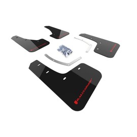 FASTMODZ Rally Armor MF49-UR-BLK/RD Compatible with 17-18 Subaru Ascent UR Black Mud Flap with Red Logo