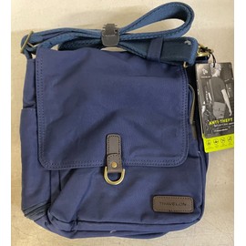 Travelon New! Travelon Anti-Theft Courier Tour Bag Navy - 33305-350