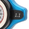 Aluminum Alloy Radiator Cap with Temperature Gauge Pressure Adjustment Leakproof