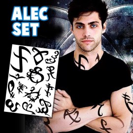 TattooIcon ShadowHunters ALEC Runes Arms Set / Alec Shadowhunters Tatoos Costume Cosplay