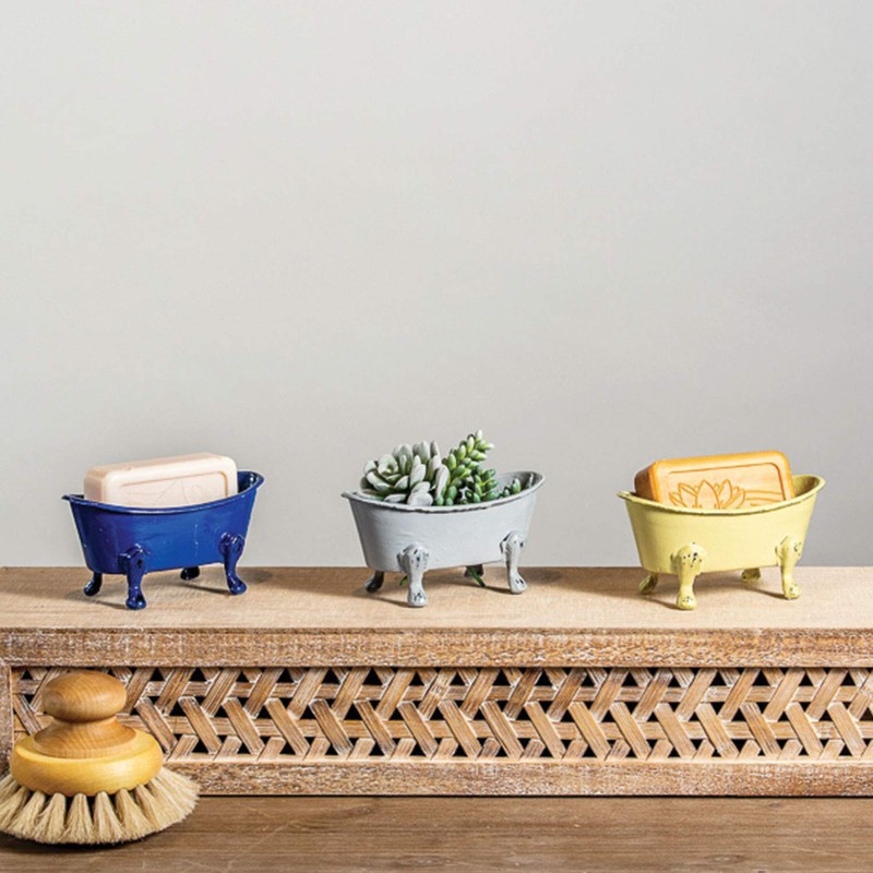 Mini Yellow Bathtub Soap Dish