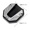 Ashuxxn Motorcycle Stand Foot Side Extension Pad Pad Foot Widening