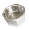 LOZOME 1-1/2" Female Thread Plug Hex End Cap 304 Stainless