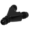 Coupler Union Fitting Splitter Black Anodized Coating Leak Proof Y