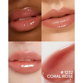 SKINTIFIC Serum Labial Hidratante (02 Rosa coral) - Con péptidos, Escualano y Vitamina C -Efecto Brillo Espejo, Textura Ligera No Pegajosa - 1 pz