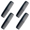 DAZISEN 4 Pieces Hair Combs - Plastic Pocket Combs Fine
