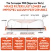 Dustopper PRO Low-Profile Dust Separator – Dust Collection Separator, Up