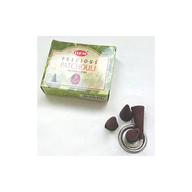 HEM Incense Precious Patchouli Cones, Set of 3