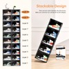 Amllas New 8 Pack Shoe Boxes Stackable, Large Shoe Storage